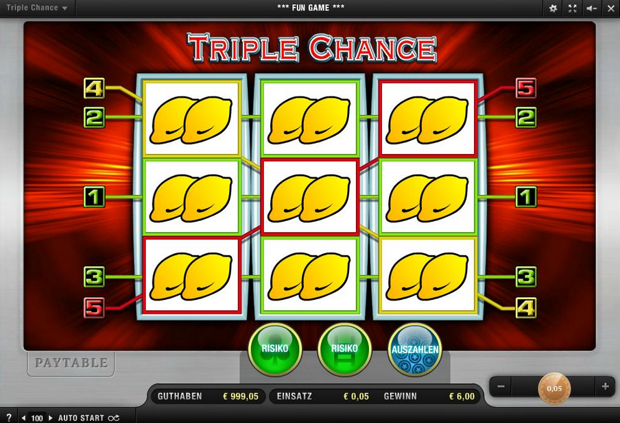 Triple Chance online kostenlos spielen